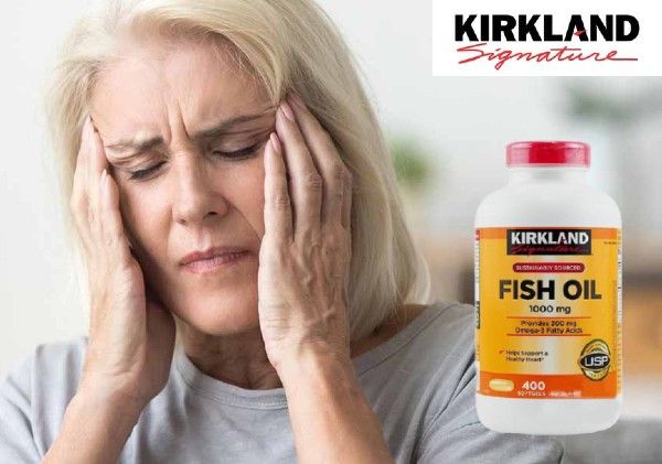Dầu cá Kirkland Fish Oil 1000mg hộp 400 viên