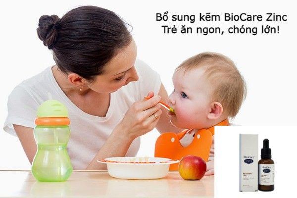 Kẽm BioCare Zinc With Vitamin C dạng giọt 30ml của Anh giá tốt