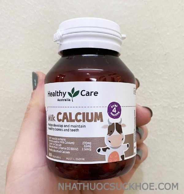 Viên Bổ Sung Canxi Cho Bé Milk Calcium Healthy Care