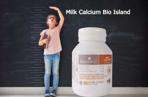 Milk calcium Bio Island Úc cho trẻ từ 7 tháng tuổi
