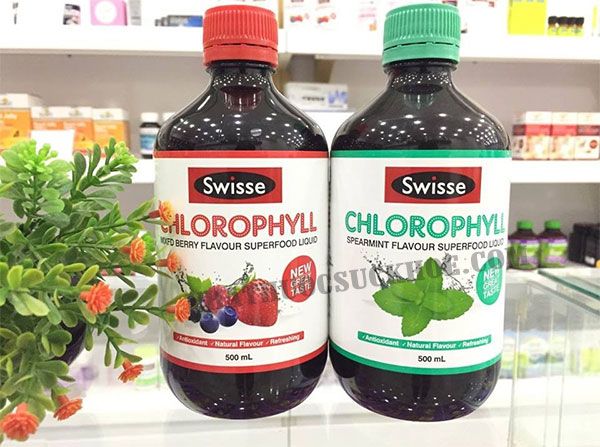 Nước diệp lục Swisse Chlorophyll 500ml chính hãng Úc