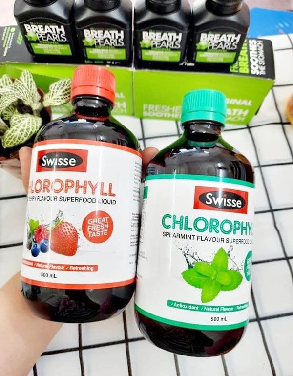 Nước diệp lục Swisse Chlorophyll 500ml chính hãng Úc