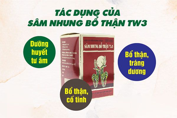 Sâm nhung bổ thận TW3 lọ 30 viên