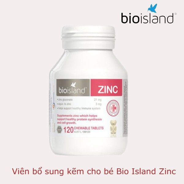 Viên hỗ trợ bổ sung cho bé Bio Island Zinc 120 viên