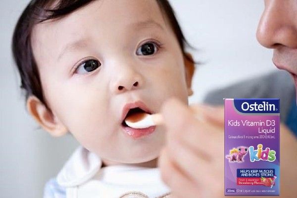 Vitamin D Ostelin dạng nước 20ml cho bé 0-12 tuổi