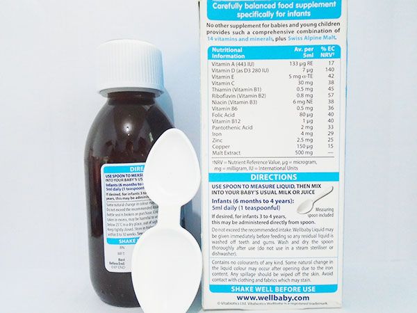 Wellbaby - Multi Vitamin Liquid 150ml của Anh