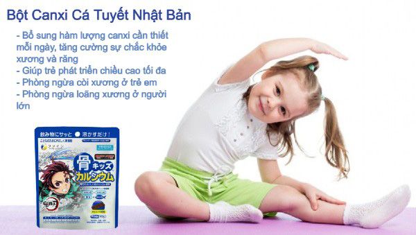 Bột Canxi Cá Tuyết Chính Hãng Từ Nhật Bản