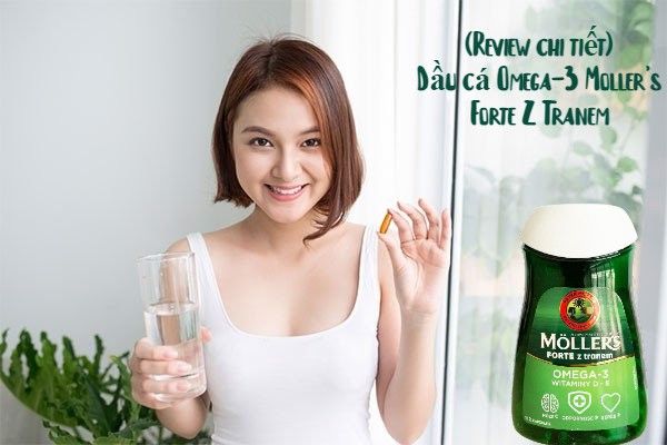 Omega-3 Moller's Forte Z Tranem hỗ trợ bổ sung DHA và EPA
