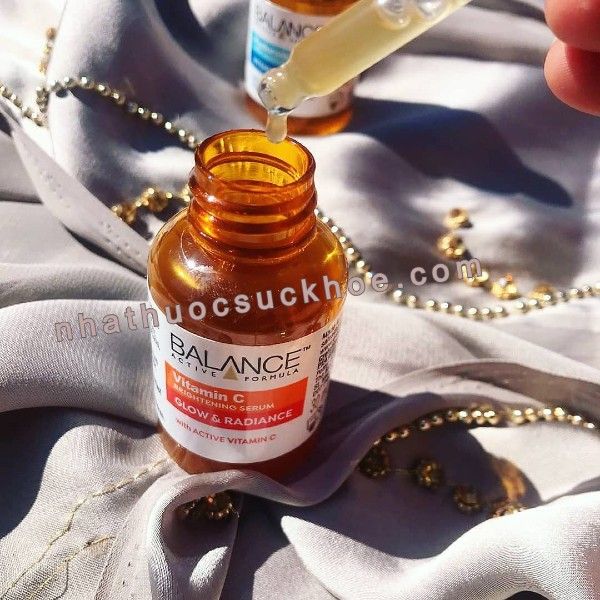 Serum hỗ trợ dưỡng trắng Balance Vitamin C Glow and Radiance