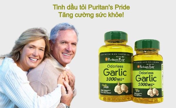 Tinh dầu tỏi Puritan's Pride 1000mg của Mỹ