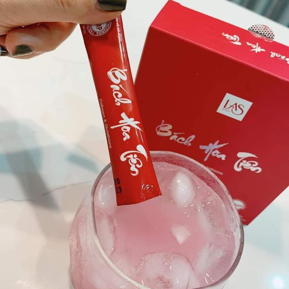 Cốm uống Bách Hoa Tiên hỗ trợ đẹp da, tăng vòng 1