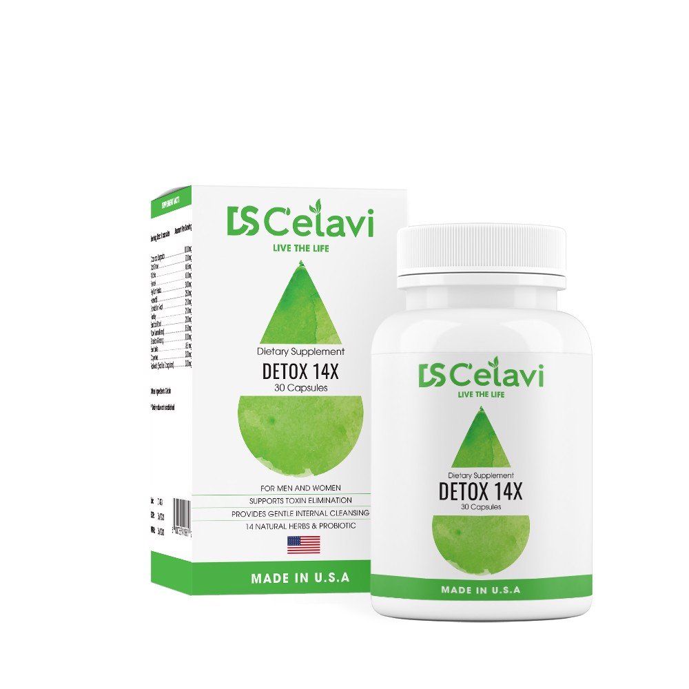 Viên uống hỗ trợ tiêu hóa Ds C'elavi Detox 14x của Mỹ