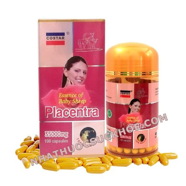 Viên uống nhau thai cừu Costar chính hãng của Úc lọ 100 viên