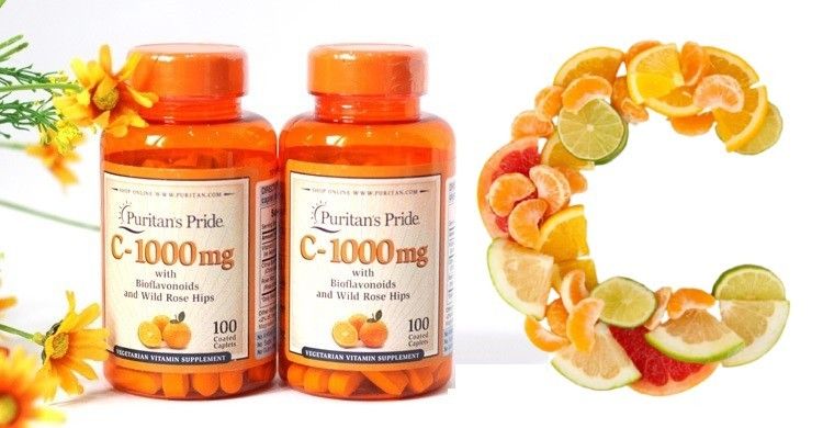 Vitamin C Puritan's Pride 1000mg Của Mỹ Hộp 100 Viên