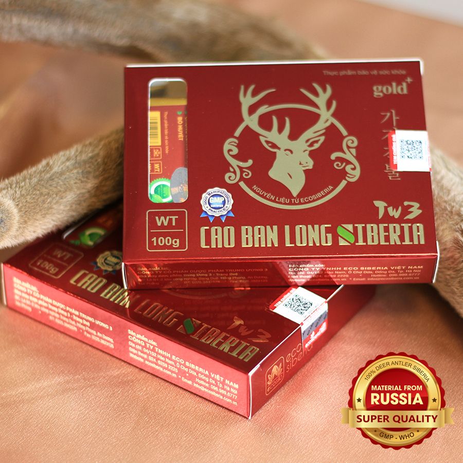 Cao Ban Long Siberia hỗ trợ tăng cường sinh lực, phục hồi sức khỏe