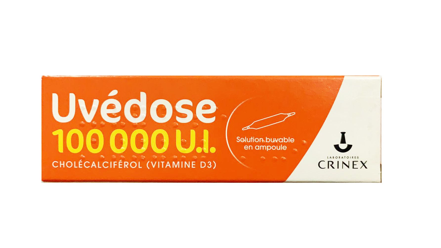 Vitamin D3 Uvedose liều cao 100000 UI-1 liều cho 3 tháng