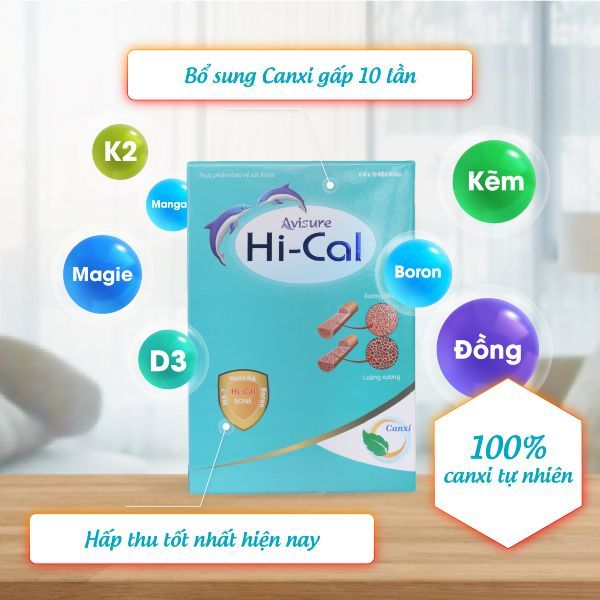 Avisure Hi-Cal bổ sung canxi tự nhiên cho bà bầu