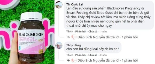 Vitamin Bầu Blackmores Pregnancy Gold của Úc