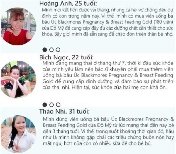 Vitamin Bầu Blackmores Pregnancy Gold của Úc
