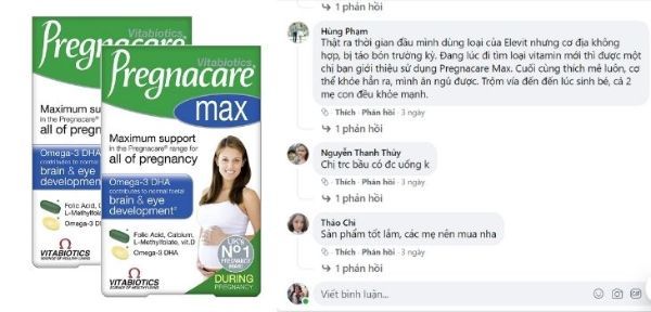 Vitamin Bà Bầu Pregnacare Max Của Anh Hộp 84 Viên