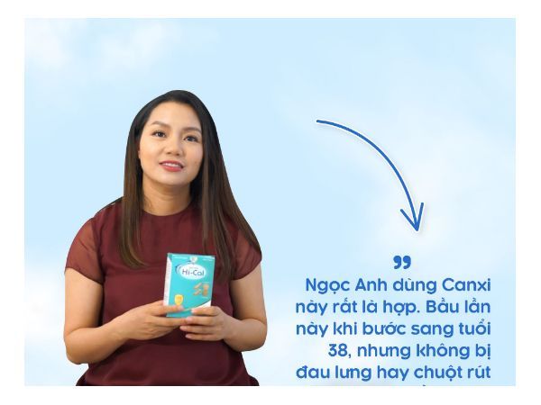 Avisure Hi-Cal bổ sung canxi tự nhiên cho bà bầu