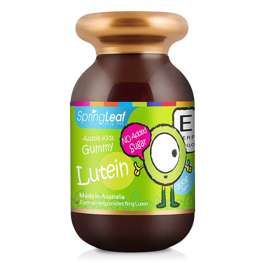 Viên nhai hỗ trợ mắt Spring Leaf Aussie Lutein Kids cho bé