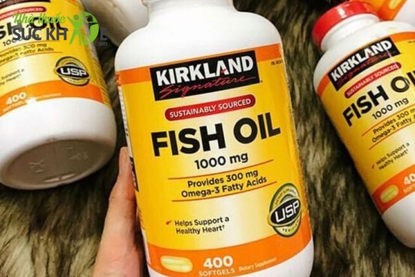 Dầu cá Kirkland Fish Oil 1000mg hộp 400 viên