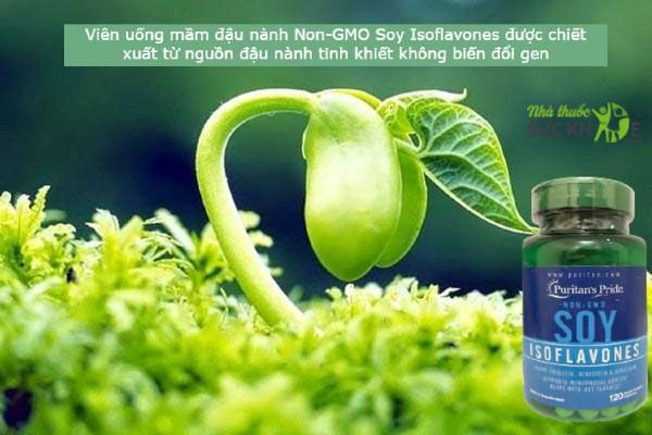 Viên mầm đậu nành Non-GMO Soy Isoflavones