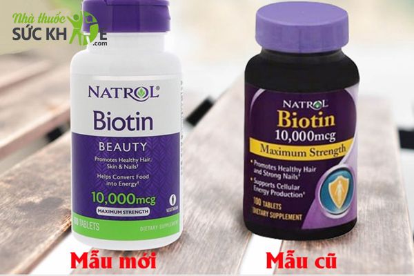 Natrol Biotin 10000 mcg viên uống hỗ trợ mọc tóc