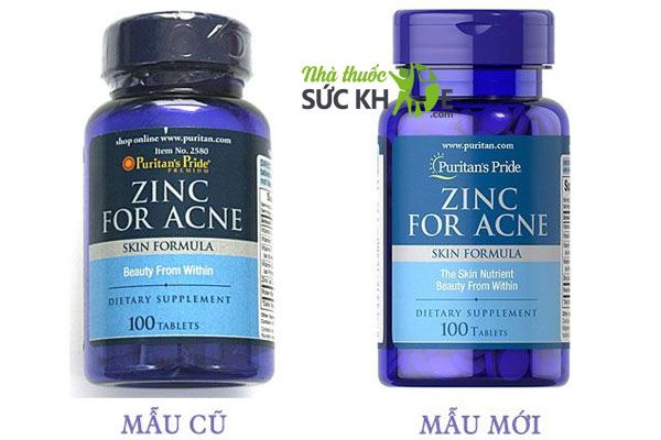 ZinC for Acne - Viên bổ sung kẽm, ngừa mụn của Mỹ
