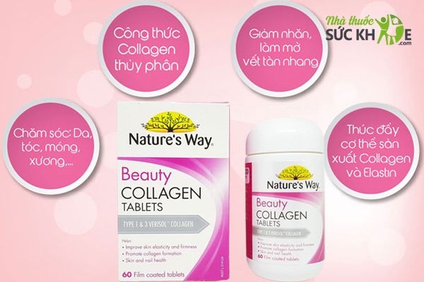 Beauty Collagen Nature’s Way - viên uống hỗ trợ đẹp da của Úc