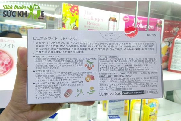 Shiseido Pure white dạng nước của Nhật hỗ trợ trắng da