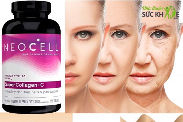 Super Collagen Neocell +C 6000 mg làm đẹp da