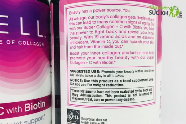 Super Collagen Neocell +C 6000 mg làm đẹp da