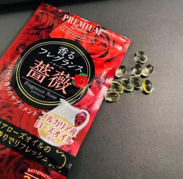 Viên uống thơm cơ thể hoa hồng Infinity Premium Fragrance Rose