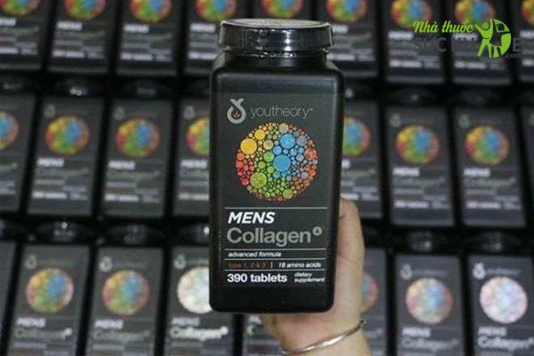 Viên uống Collagen cho nam Youtheory Men's Type 1, 2 & 3