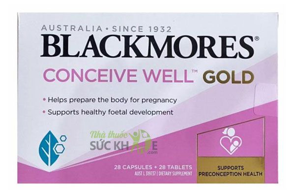 Blackmores Conceive Well Gold hỗ trợ khả năng thụ thai ở nữ giới