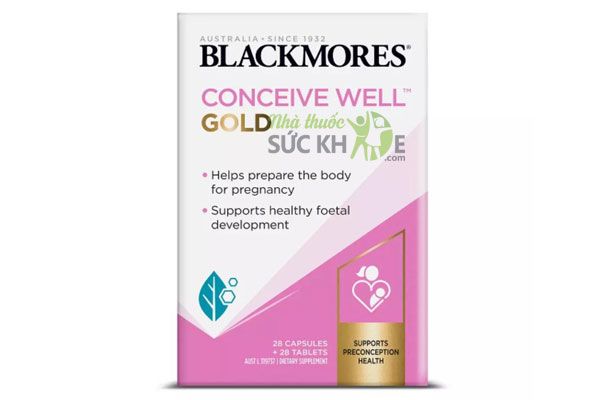 Blackmores Conceive Well Gold hỗ trợ khả năng thụ thai ở nữ giới