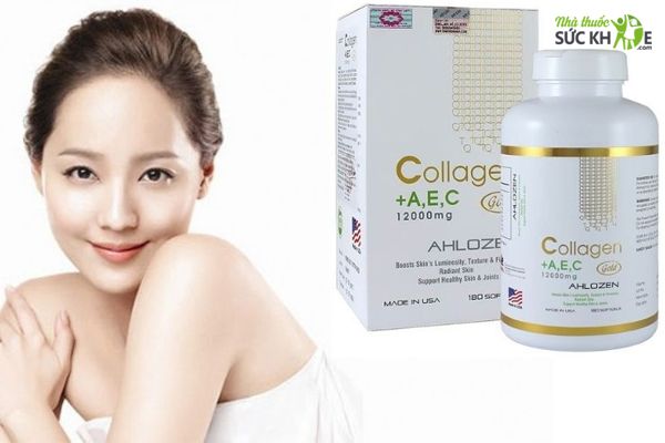 Collagen AEC Gold 12000mg  Của Mỹ Hộp 180 Viên