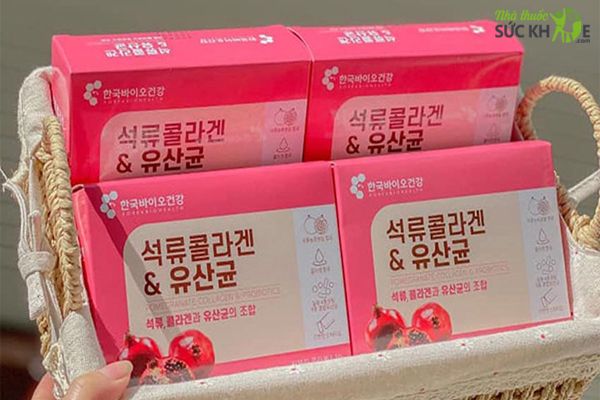 Collagen Bio Cell Lựu Đỏ Hàn Quốc Dạng Bột