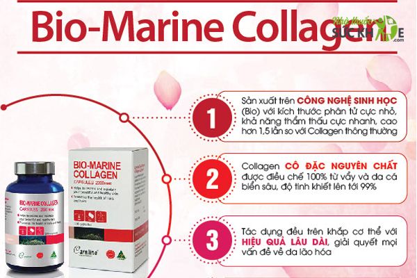 Viên uống đẹp da Bio Marine Collagen Careline của Úc