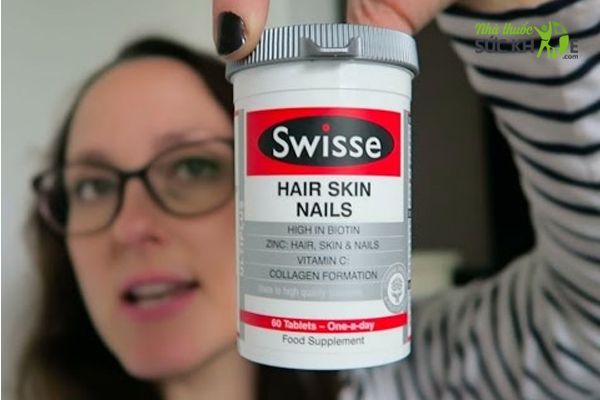 Viên uống Collagen Swisse Hair Skin Nails của Úc