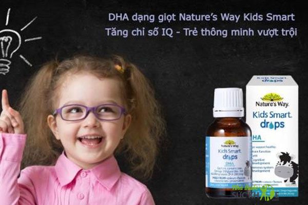 DHA dạng giọt Nature’s Way Kids Smart Drops Úc