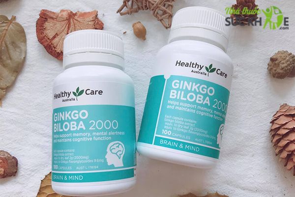 Viên uống Ginkgo Biloba 2000mg Healthy Care Úc