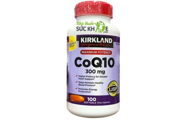 [Date T11/2023] Viên uống CoQ10 300mg Kirkland lọ 100 viên của Mỹ