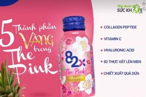 Collagen 82X The Pink Nhật Bản Dạng Nước Thế Hệ Mới
