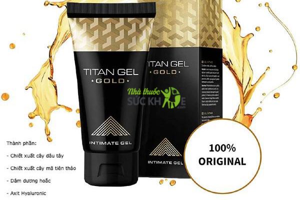 Titan Gel Gold Cao Cấp của Nga cho nam - Mua 2 Tặng 1
