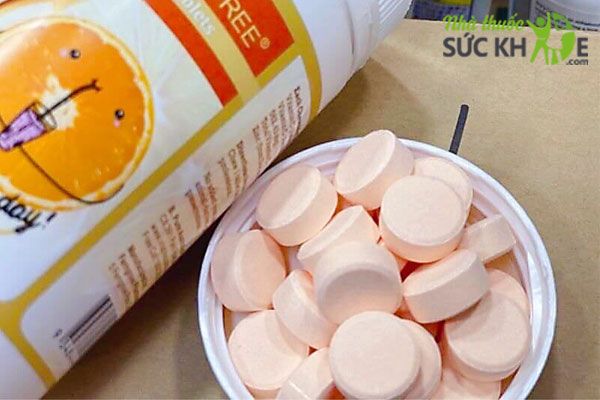 Viên nhai bổ sung Vitamin C 1000mg+ Zinc Vitatree hỗ trợ tăng đề kháng