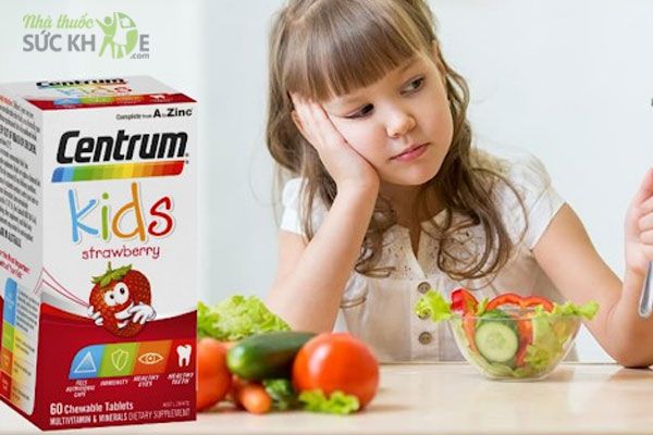 Viên nhai vitamin tổng hợp cho trẻ em Centrum Kids Strawberry