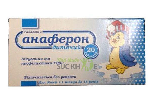 Viên uống Anaferon của Nga cho bé hộp 20 viên